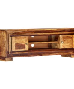 vidaXL TV-meubel 118x30x40 cm massief acaciahout