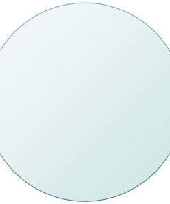 vidaXL Tafelblad van gehard glas 400 mm rond