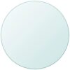 vidaXL Tafelblad van gehard glas 700 mm rond