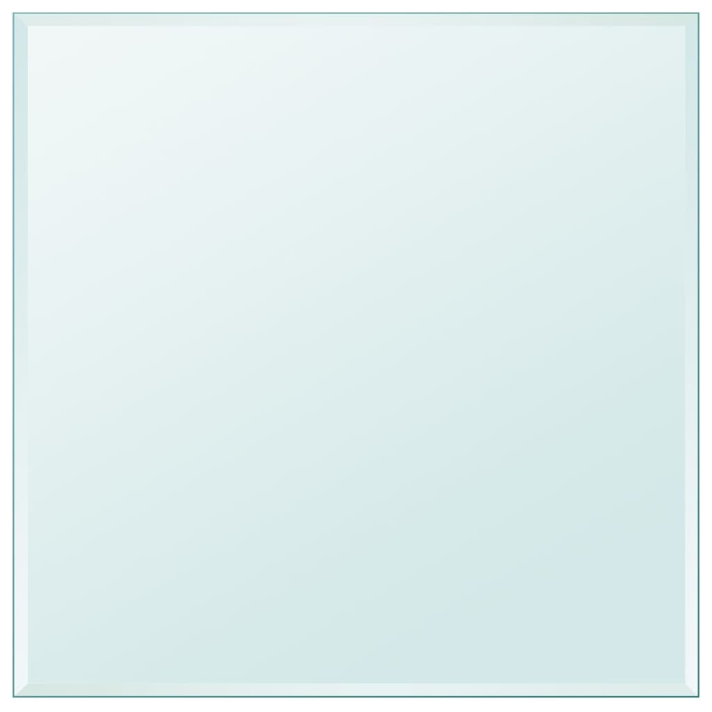 vidaXL Tafelblad van gehard glas 700x700 mm vierkant