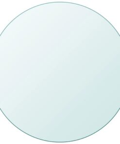 vidaXL Tafelblad van gehard glas 900 mm rond