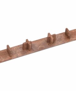 vidaXL Terrasafdekkappen 10 st kunststof bruin