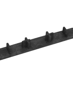 vidaXL Terrasafdekkappen 10 st kunststof zwart