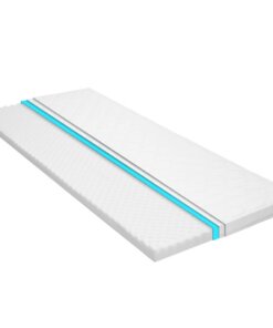 vidaXL Topmatras ei-profiel 6 cm koudschuim 120x200 cm