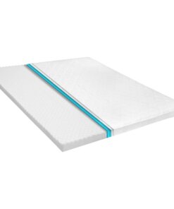 vidaXL Topmatras ei-profiel 6 cm koudschuim 180x200 cm