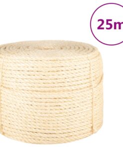 vidaXL Touw 10 mm 25 m 100% sisal