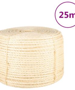 vidaXL Touw 12 mm 25 m 100% sisal