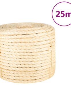 vidaXL Touw 14 mm 25 m 100% sisal