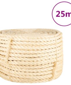 vidaXL Touw 16 mm 25 m 100% sisal