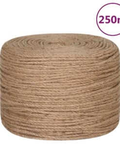 vidaXL Touw 250 m lang 8 mm dik jute