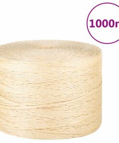 vidaXL Touw 3 mm 1000 m 100% sisal