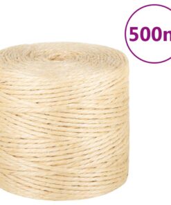 vidaXL Touw 4 mm 500 m 100% sisal