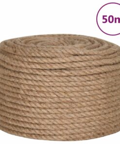vidaXL Touw 50 m lang 12 mm dik jute