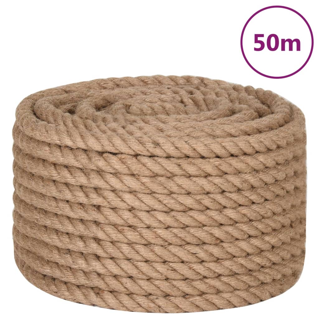 vidaXL Touw 50 m lang 24 mm dik jute