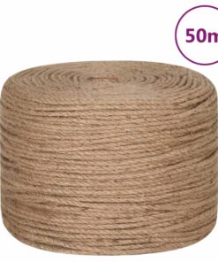 vidaXL Touw 50 m lang 8 mm dik jute