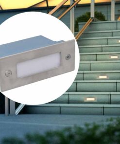 vidaXL Trapinbouwspots 12 st LED 44x111x56 mm