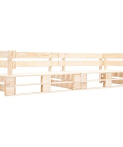 vidaXL Tuinbank 2-zits pallet hout naturel