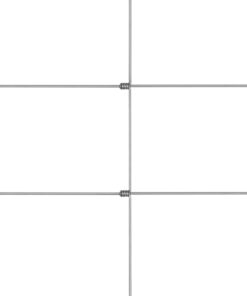 25 m gegalvaniseerd staal zilverkleurig