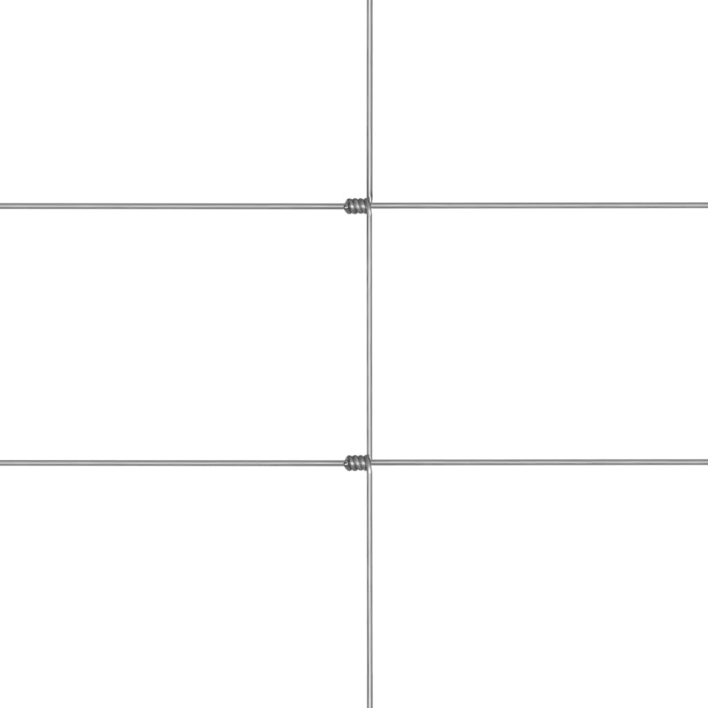 25 m gegalvaniseerd staal zilverkleurig