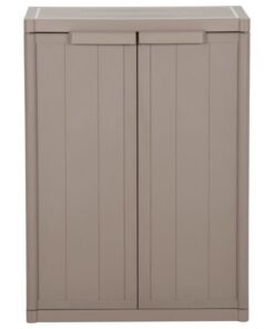 vidaXL Tuinkast 65x45x88 cm polypropyleen hout-look bruin