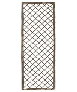 vidaXL Tuinlatwerken 6 st 30x120 cm wilgenhout