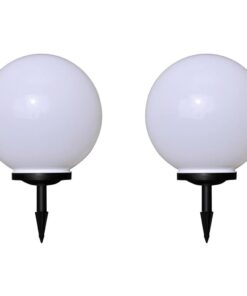 vidaXL Tuinpadlampen 2 st met grondpin LED 40 cm