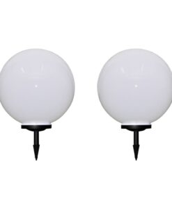 vidaXL Tuinpadlampen 2 st met grondpin LED 50 cm