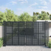 vidaXL Tuinpoort Antraciet 300x175 cm Staal