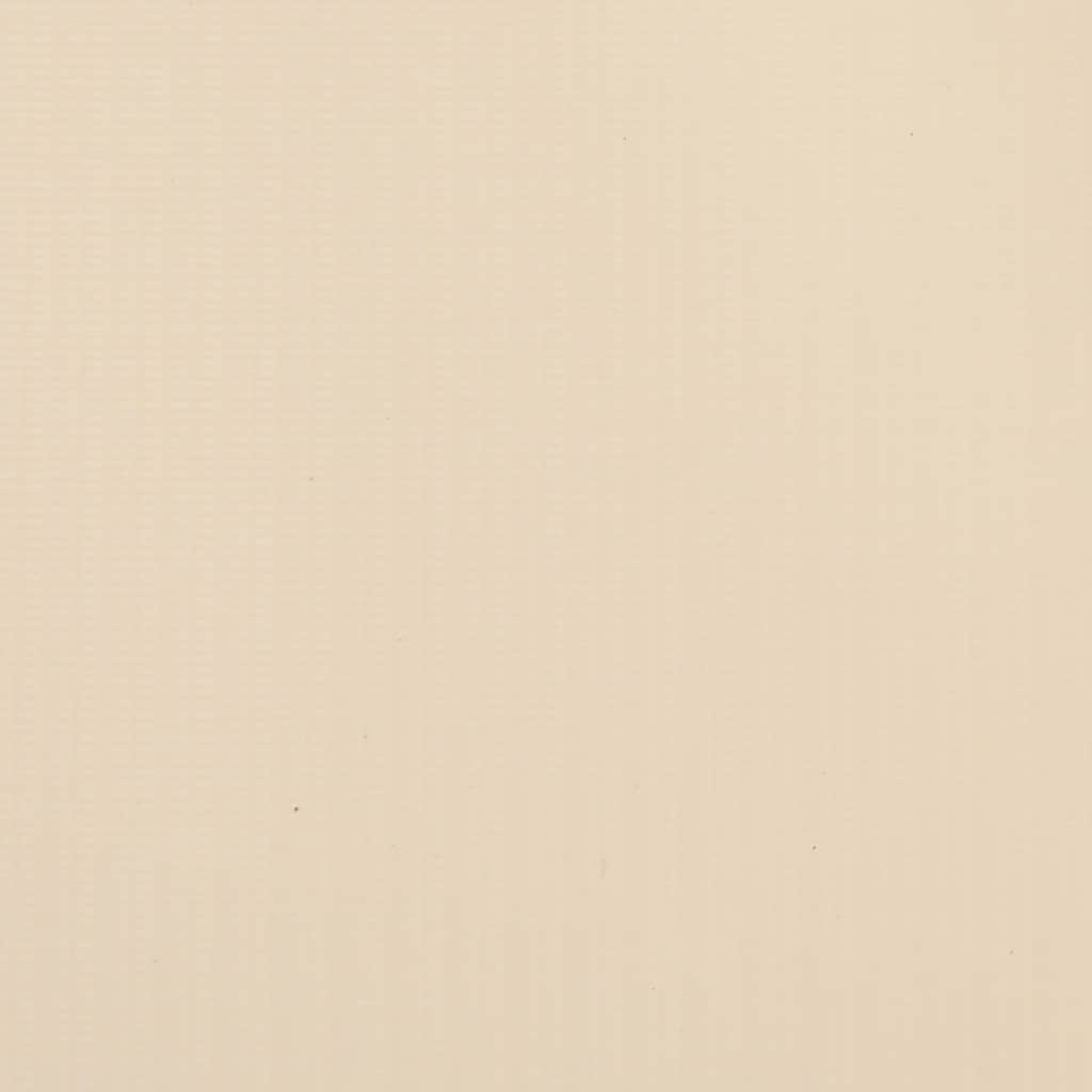 vidaXL Tuinscherm 35x0,19 m PVC crème - Image 6