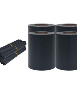 19 m PVC mat donkergrijs