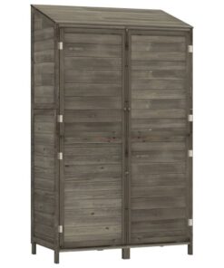 5 cm massief vurenhout antracietkleurig