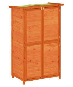 vidaXL Tuinschuur 83x57x140 cm massief grenenhout bruin