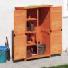vidaXL Tuinschuur 83x57x140 cm massief grenenhout bruin