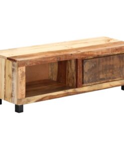 vidaXL Tv-meubel 100x30x33 cm massief gerecycled hout