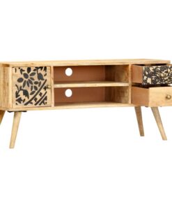 vidaXL Tv-meubel 100x30x45 cm massief mangohout