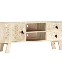 vidaXL Tv-meubel 110x30x44 cm massief mangohout