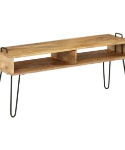 vidaXL Tv-meubel 110x35x45 cm massief mangohout
