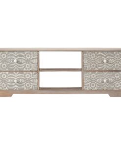 vidaXL Tv-meubel 120x30x40 cm massief acaciahout