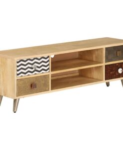 vidaXL Tv-meubel 120x30x40 cm massief mangohout