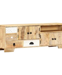 vidaXL Tv-meubel 120x30x40 cm massief mangohout