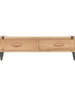 vidaXL Tv-meubel 120x33x35 cm massief vurenhout