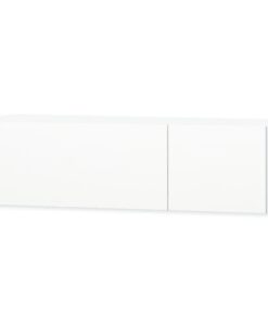vidaXL Tv-meubel 120x40x34 cm bewerkt hout hoogglans wit