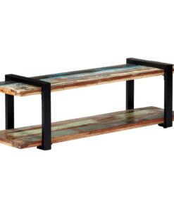 vidaXL Tv-meubel 130x40x40 cm massief gerecycled hout