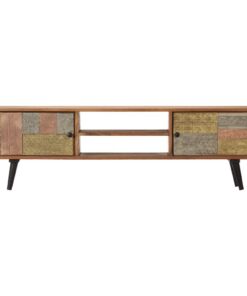 vidaXL Tv-meubel 140x30x40 cm massief acaciahout