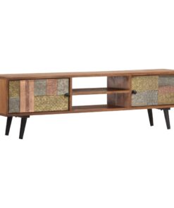 vidaXL Tv-meubel 140x30x40 cm massief acaciahout