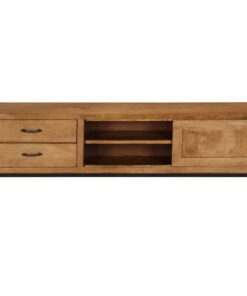 vidaXL Tv-meubel 140x30x40 cm massief mangohout