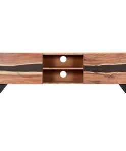 vidaXL Tv-meubel 140x30x45 cm massief acaciahout