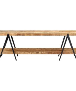 vidaXL Tv-meubel 160x40x50 cm massief mangohout