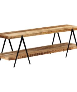 vidaXL Tv-meubel 160x40x50 cm massief mangohout