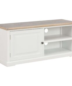 vidaXL Tv-meubel 90x30x40 cm hout wit